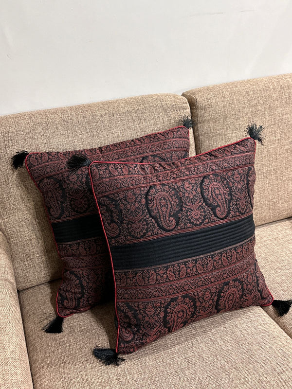 Paisley Stripe Kani Cushion