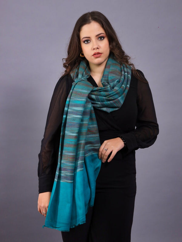 SD Stripe Palla Shawl