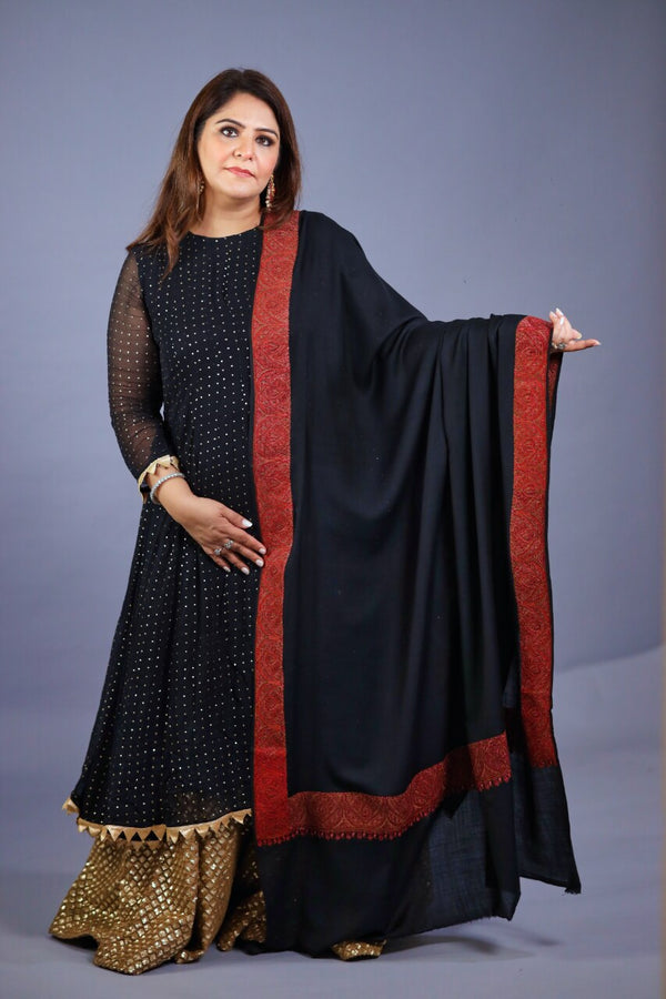 Neem Daur Embroidery Shawl