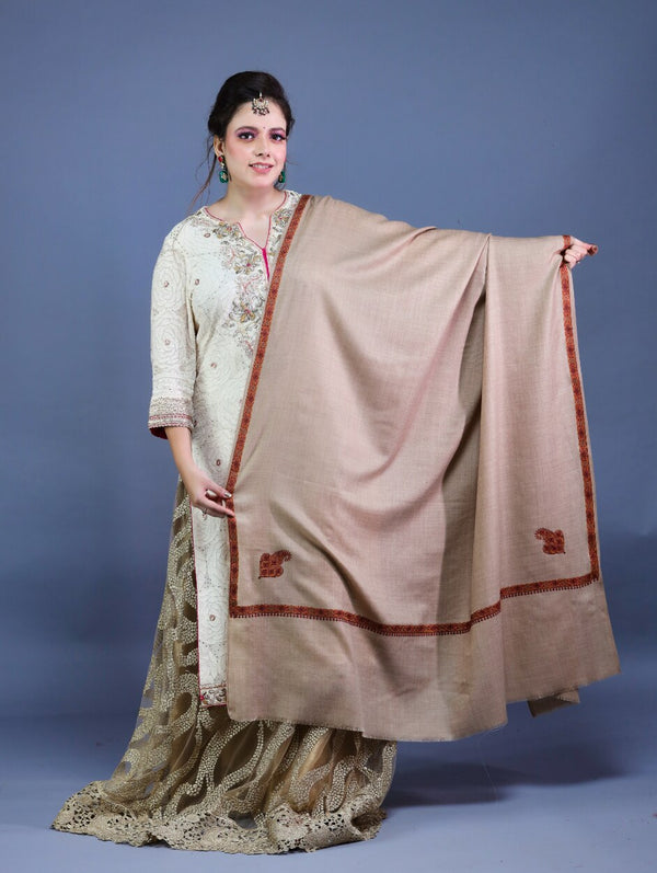 Kunj Daur Embroidery Shawl