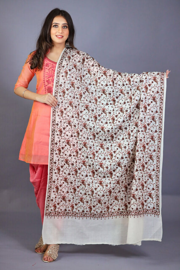 Ambi Jaal Embroidery Shawl