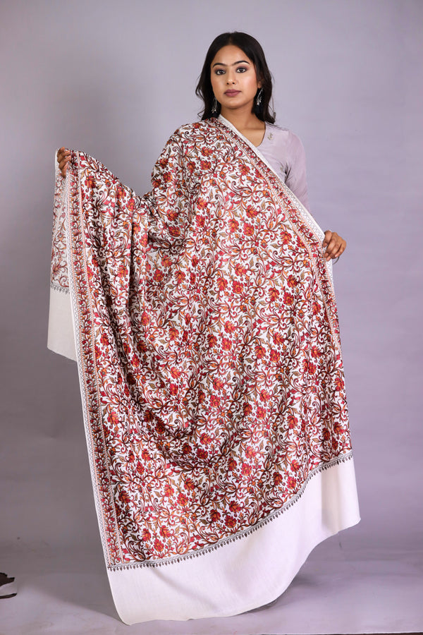 Aari Embroidery Shawl