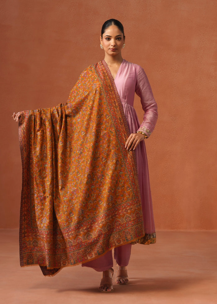 Amber Floral Kani Shawl
