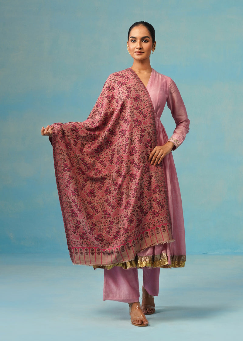 Blush Bloom Floral Stole