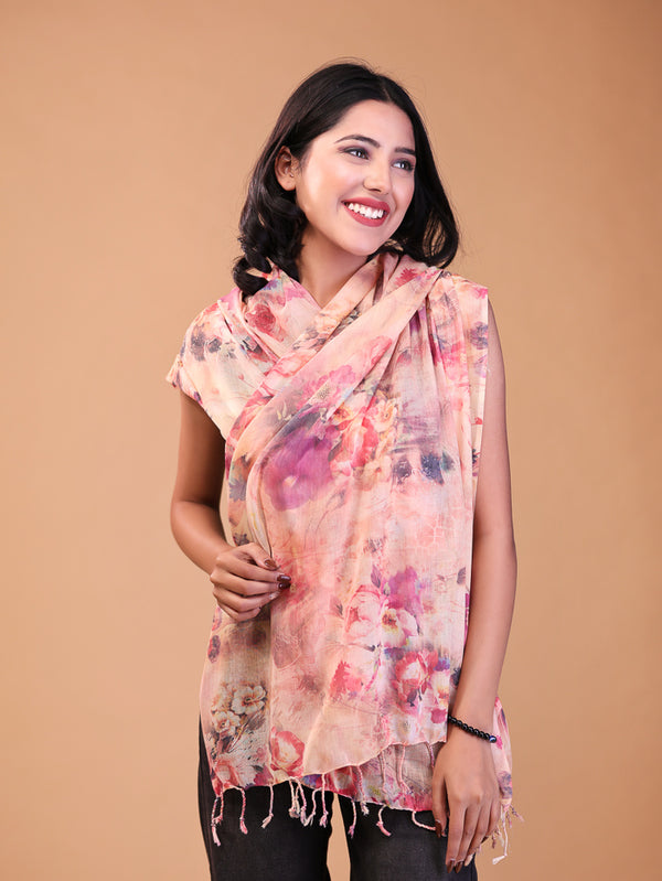 Flower Cotton Stole