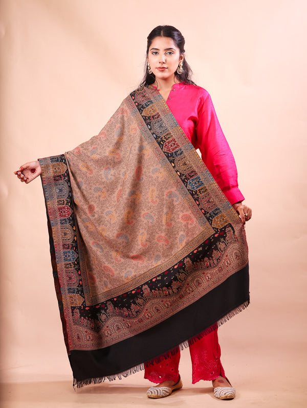 Darbar Border Zari Kani Shawl