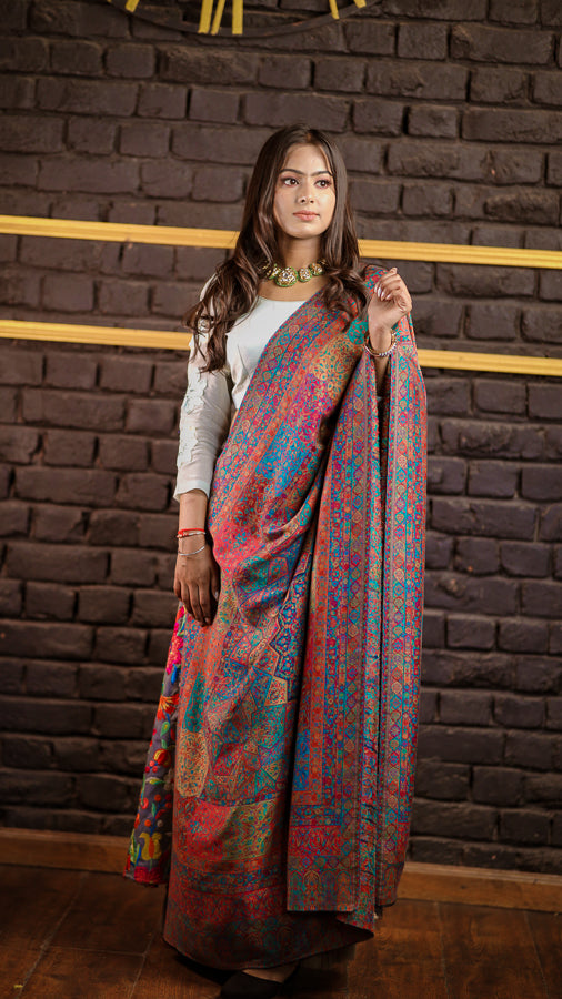 Rangoli Kalamkari Shawl