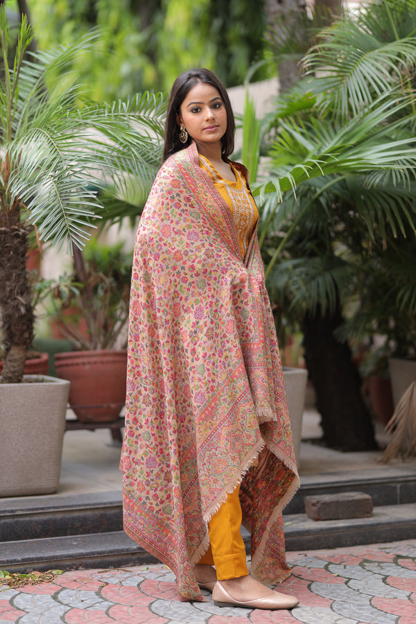 Fine Wool Chinar Kani Shawl