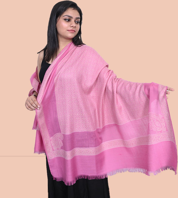 Jacquard Border Matki Shawl