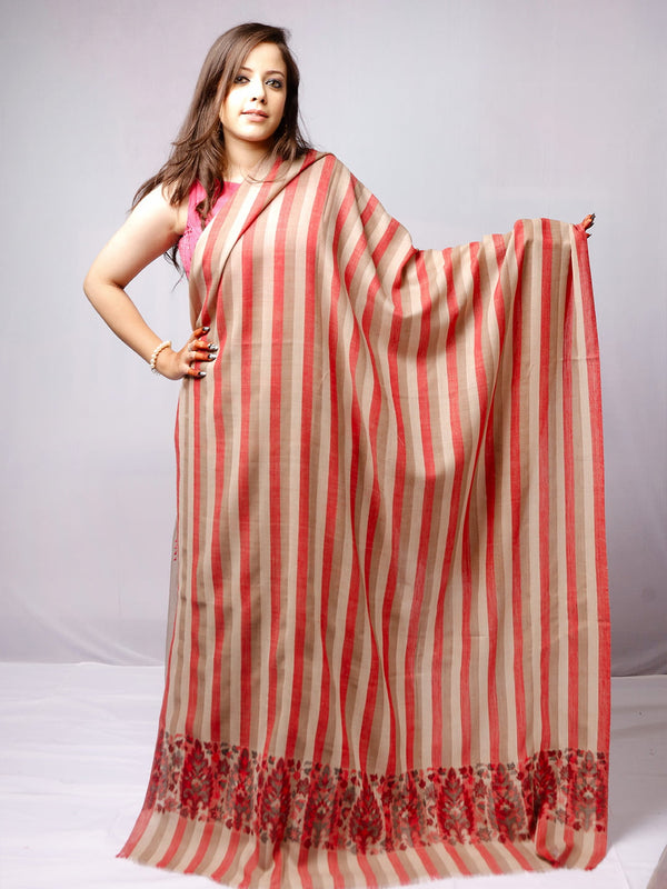 Kani Palla Vertical Stripe Shawl